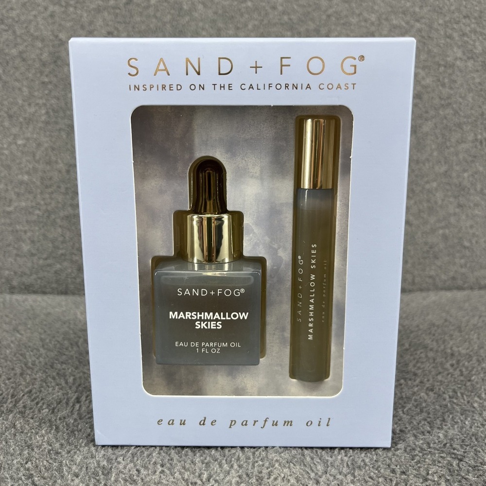 Sand + Fog Marshmallow Skies Eau de Parfum Perfume Oil Gift Set New